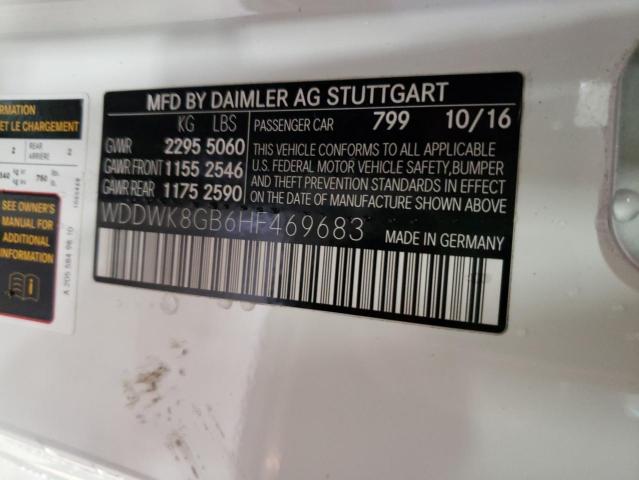2017 MERCEDES-BENZ C 63 AMG - WDDWK8GB6HF469683
