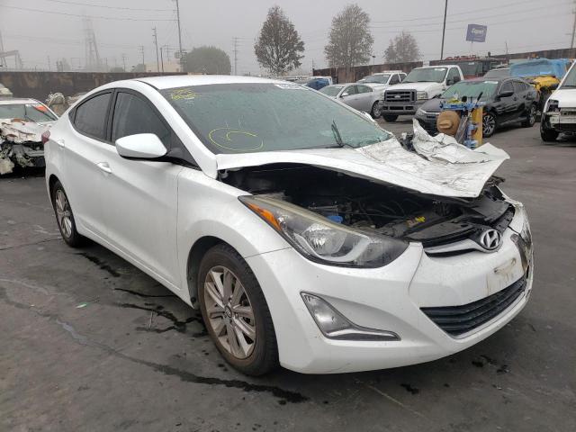 Salvage cars for sale from Copart Wilmington, CA: 2015 Hyundai Elantra SE