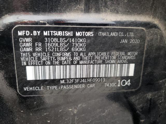 2020 MITSUBISHI MIRAGE ML32F3FJ4LHF09013
