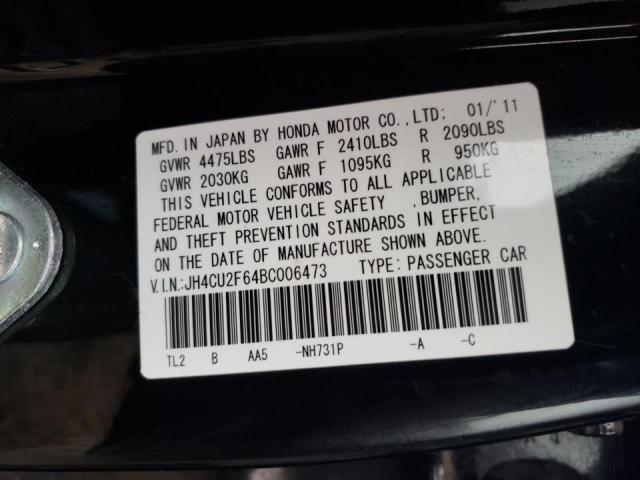 2011 ACURA TSX JH4CU2F64BC006473
