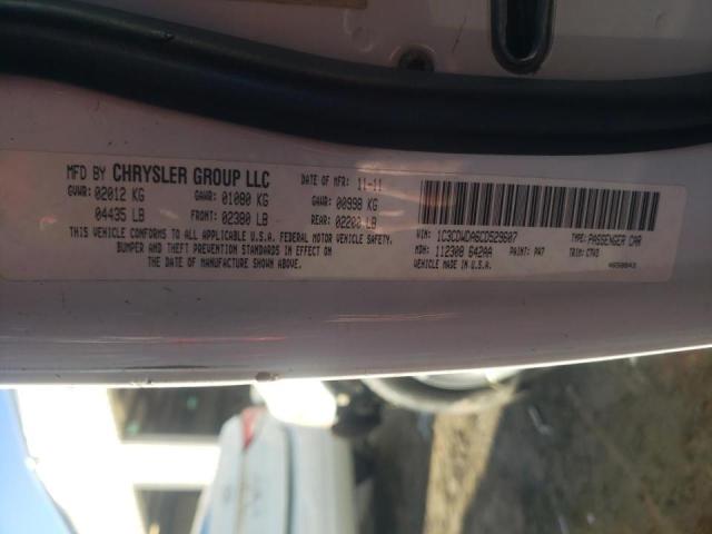 2012 DODGE CALIBER SX 1C3CDWDA6CD529607