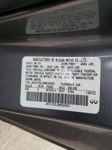 2017 INFINITI Q60 BASE JN1CV7EL2HM320051