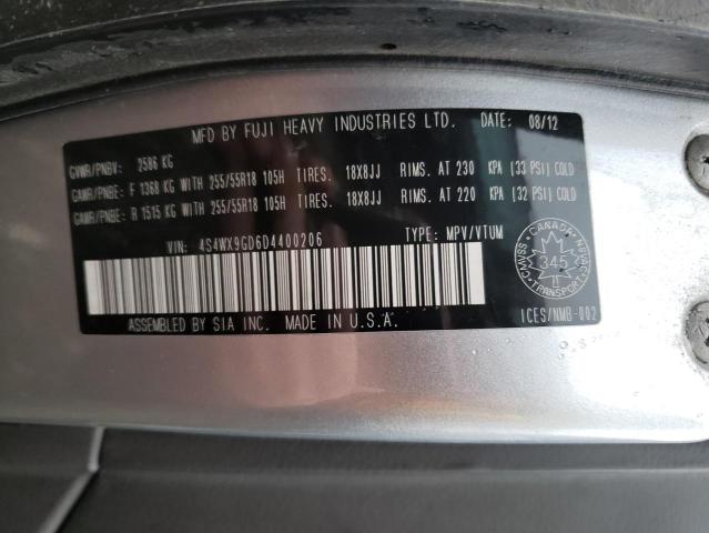 2013 SUBARU TRIBECA LI 4S4WX9GD6D4400206
