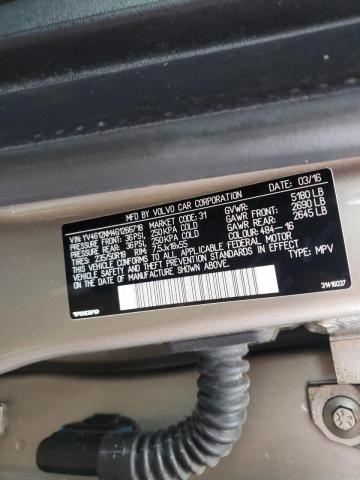 2016 VOLVO XC70 T5 PL YV4612NM4G1266718