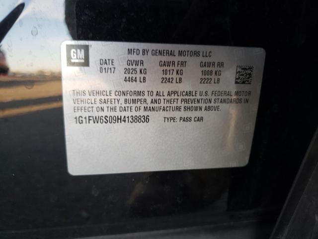 2017 CHEVROLET BOLT EV LT 1G1FW6S09H4138836