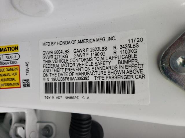 2021 ACURA TLX ADVANC 19UUB6F61MA005395