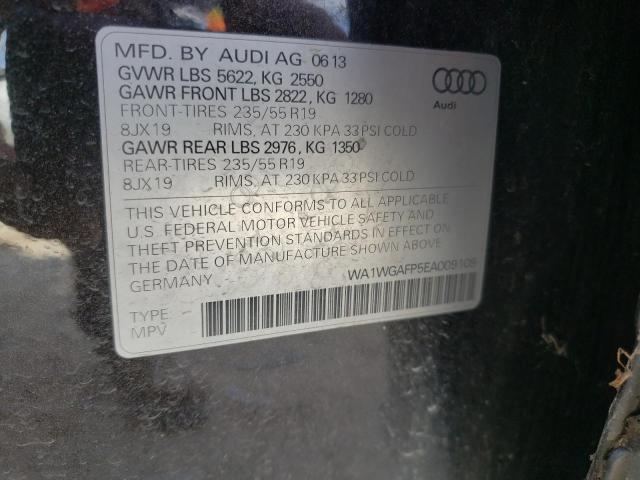 2014 AUDI Q5 PRESTIG WA1WGAFP5EA009109
