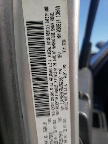2011 JEEP LIBERTY SP 1J4PN2GK6BW562207