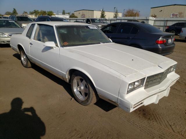 Salvage cars for sale from Copart Bakersfield, CA: 1986 Chevrolet Monte Carl