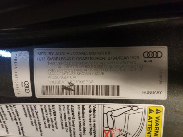 2014 AUDI TT PREMIUM TRUBFAFK8E1009736