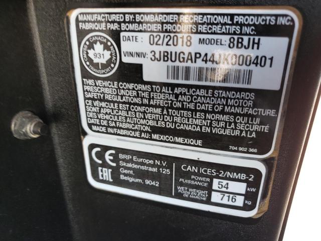 2018 CAN-AM DEFENDER H 3JBUGAP44JK000401