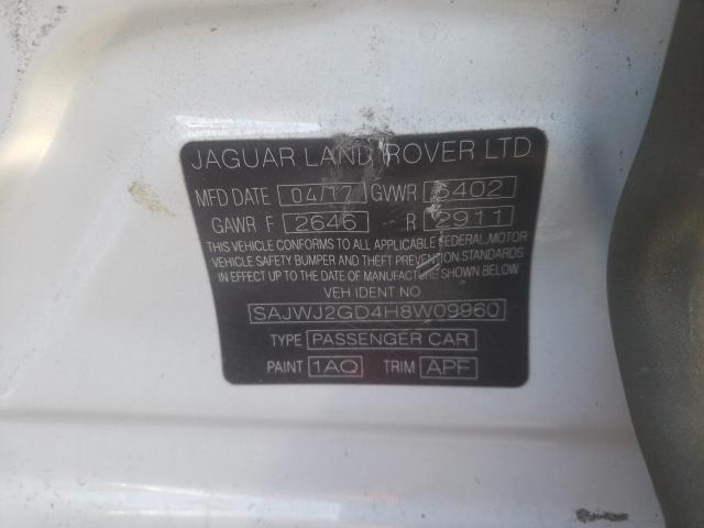 2017 JAGUAR XJL PORTFO SAJWJ2GD4H8W09960