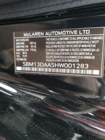 2017 MCLAREN AUTOMOTIVE 570S SBM13DAA5HW001283