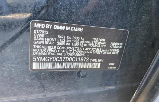 2013 BMW X5 M 5YMGY0C57D0C11873