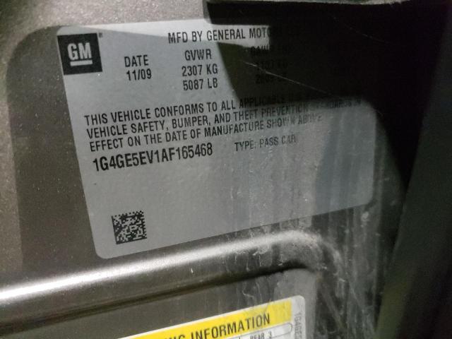 2010 BUICK LACROSSE C 1G4GE5EV1AF165468