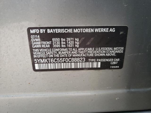 2015 BMW X5 M 5YMKT6C55F0C88823