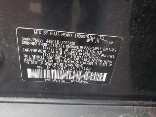 JF2SH6DC1AH737186 Subaru Forester 2.5x Limited
