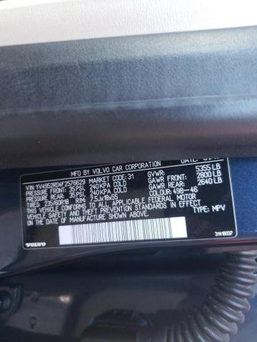 2015 VOLVO XC60 3.2 P YV4952RD4F2576629
