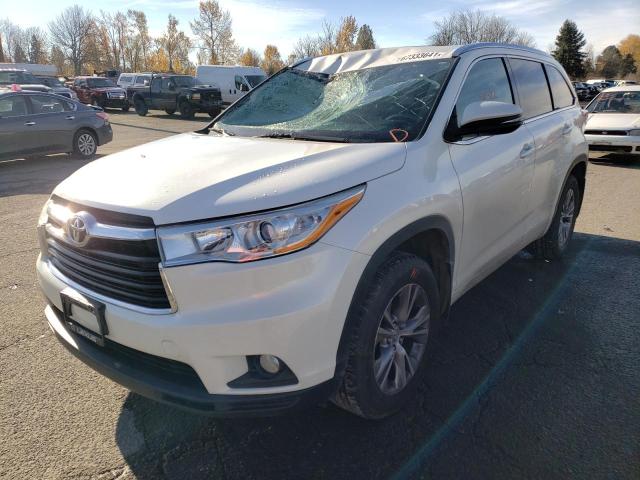 VIN 5TDJKRFH2ES037331 2014 Toyota Highlander, Xle no.2