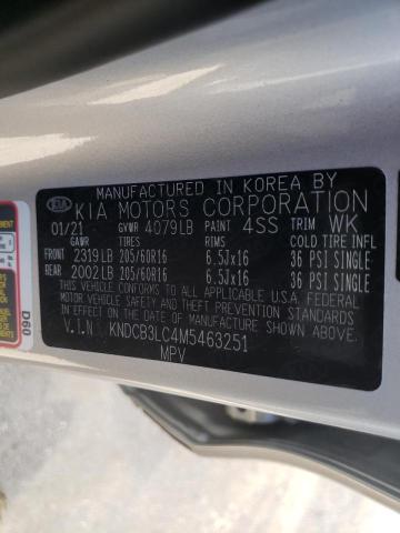 2021 KIA NIRO LX KNDCB3LC4M5463251