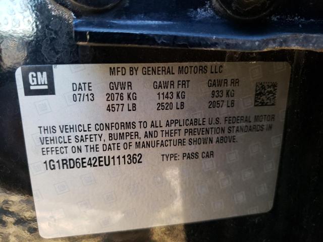 VIN 1G1RD6E42EU111362 2014 Chevrolet Volt no.10