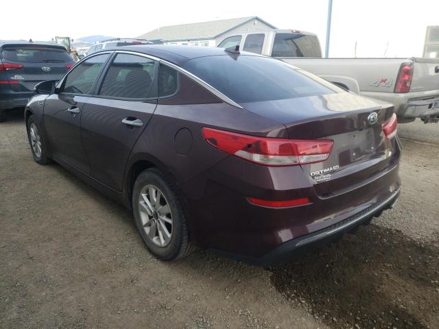 5XXGT4L37KG278494 Kia Optima Lx 2019. Фото: 2