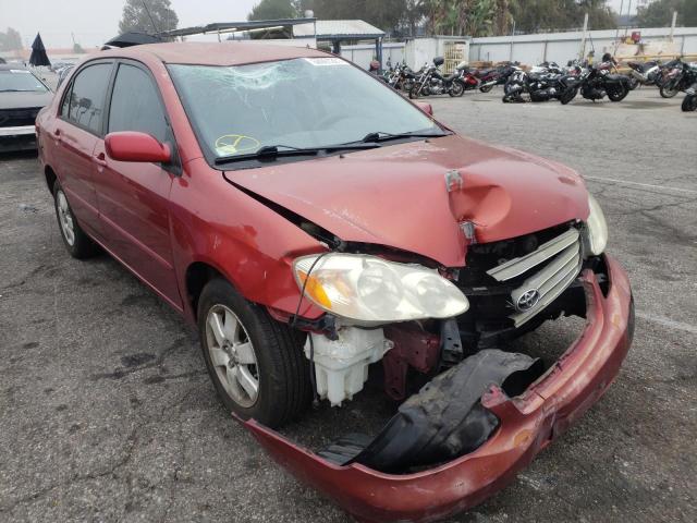 Salvage cars for sale from Copart Van Nuys, CA: 2003 Toyota Corolla CE