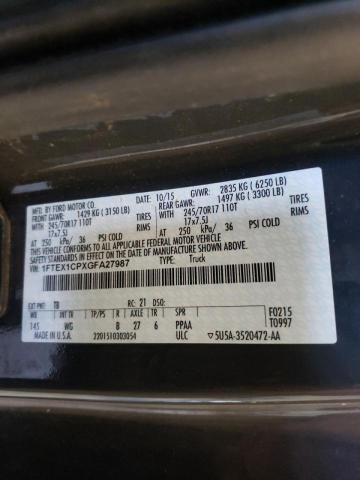 2016 FORD F150 XL 1FTEX1CPXGFA27987