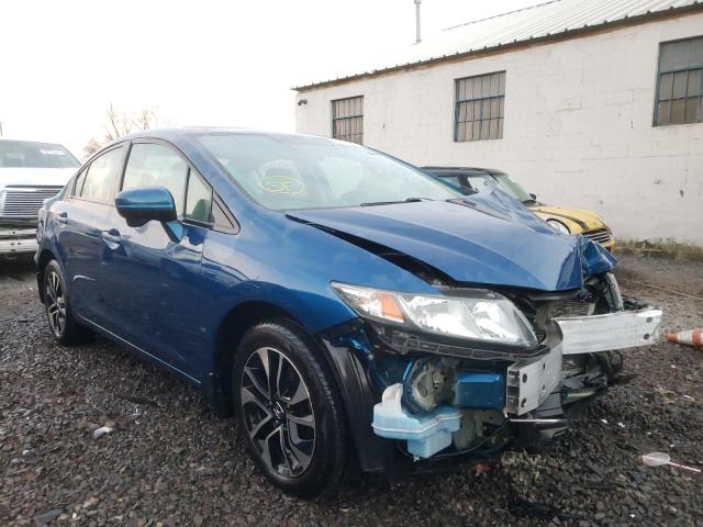 Salvage cars for sale from Copart Hillsborough, NJ: 2014 Honda Civic EX