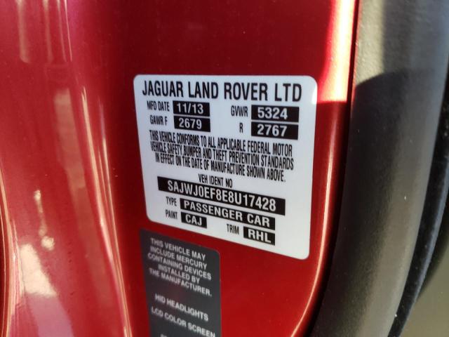 2014 JAGUAR XF SAJWJ0EF8E8U17428