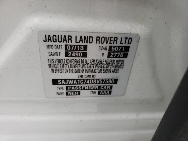 2013 JAGUAR XJ SAJWA1C74D8V57590