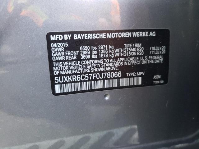 2015 BMW X5 XDRIVE5 5UXKR6C57F0J78066