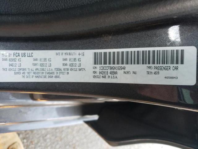 2016 CHRYSLER 200 LX - 1C3CCCFB0GN182640