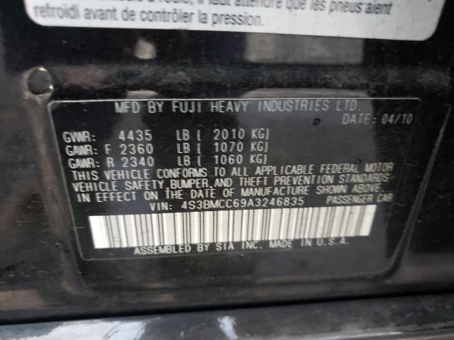 2010 SUBARU LEGACY 4S3BMCC69A3246835