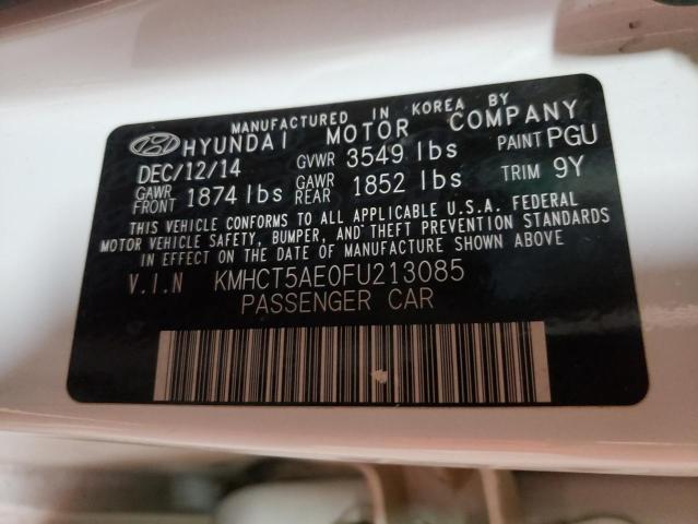 2015 HYUNDAI ACCENT GS KMHCT5AE0FU213085