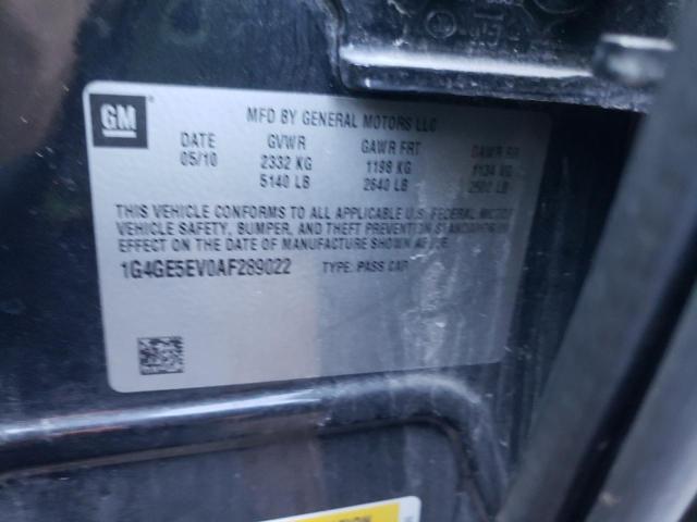 2010 BUICK LACROSSE C 1G4GE5EV0AF289022