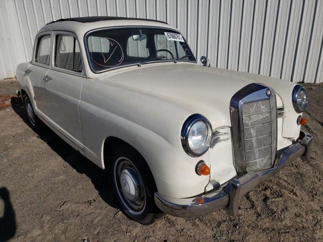 Salvage cars for sale at Charles City, VA auction: 1959 Mercedes-Benz 190