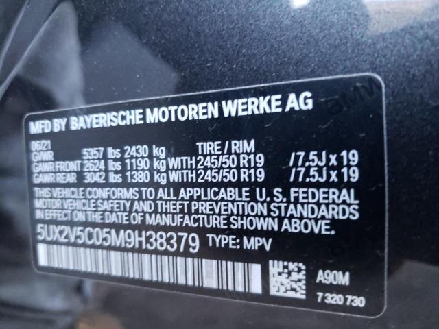 2021 BMW X4 XDRIVEM 5UX2V5C05M9H38379