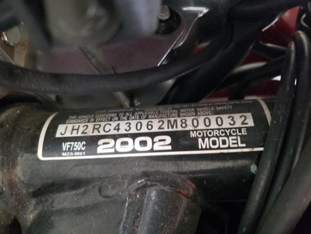 2002 HONDA VF750 C JH2RC43062M800032