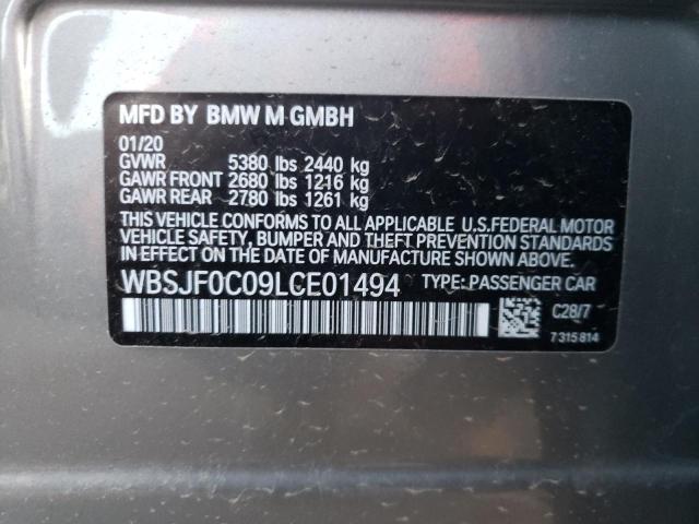 2020 BMW M5 BASE WBSJF0C09LCE01494