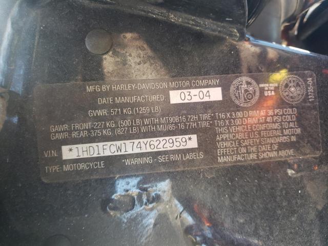 2004 HARLEY-DAVIDSON FLHTCUI 1HD1FCW174Y622959
