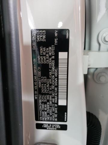 2021 VOLVO XC60 T6 MO YV4A22RK0M1861142