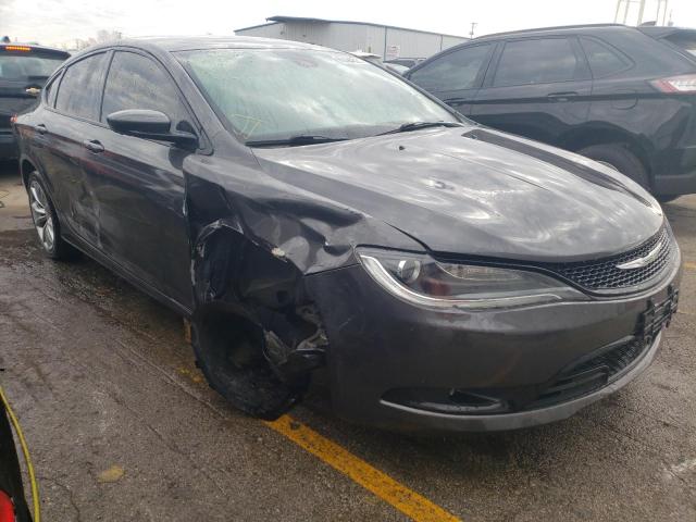 Salvage cars for sale from Copart Chicago Heights, IL: 2015 Chrysler 200 S