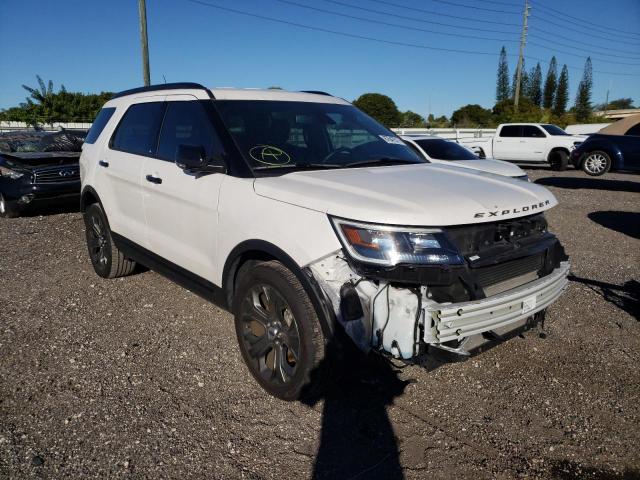 Ford salvage cars for sale: 2018 Ford Explorer S