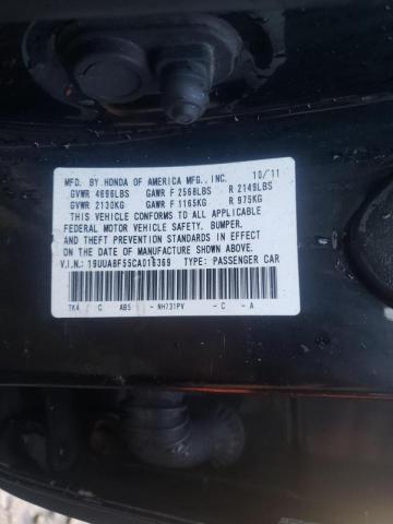 2012 ACURA TL 19UUA8F55CA016369