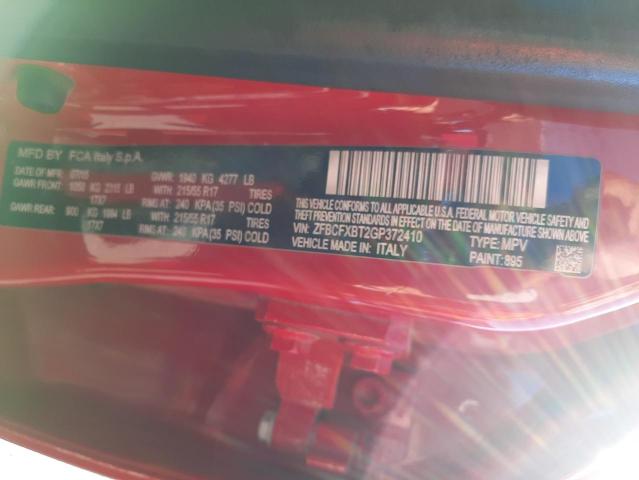 2016 FIAT 500X EASY ZFBCFXBT2GP372410