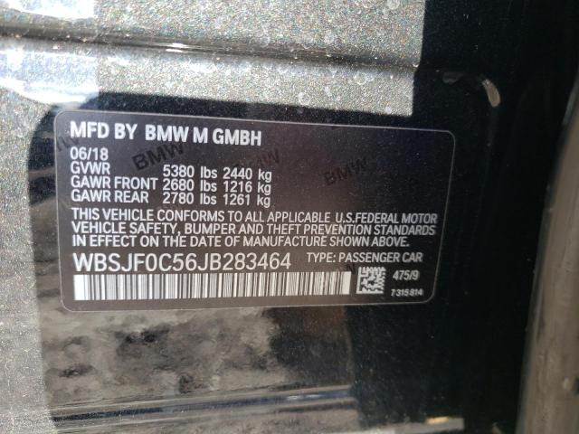 2018 BMW M5 WBSJF0C56JB283464