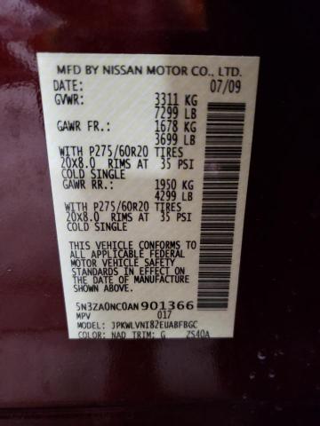 2010 INFINITI QX56 5N3ZA0NC0AN901366