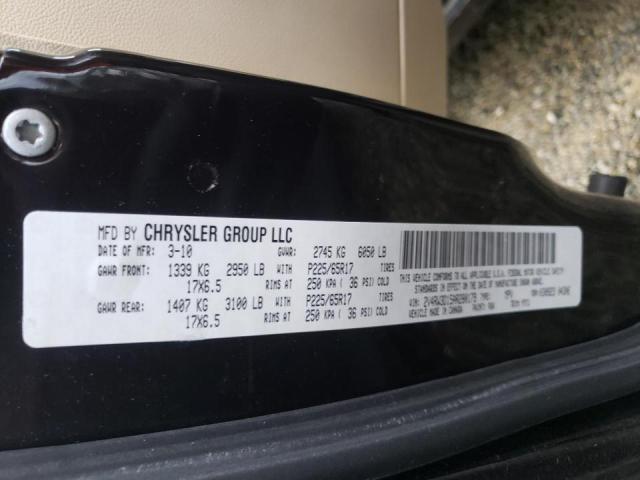 2010 VOLKSWAGEN ROUTAN SE 2V4RW3D15AR280179