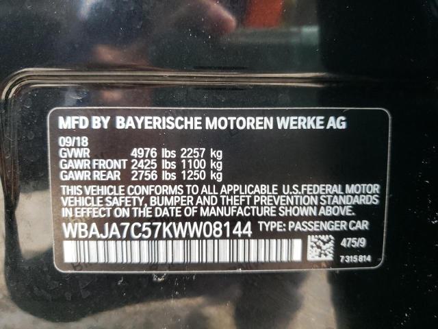 2019 BMW 530 XI WBAJA7C57KWW08144
